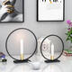 Nordic Style Geometric Candlestick Metal Wall Candle Holder Home Wall Decor