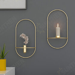 Wrought Iron Geometric Candle Holder Decoration Simple Living Room TV Cabinet Fashion Restaurant Creative Metal Crafts Wrought Iron Geometric Candle Holder Decoration Simple Living Room TV Cabinet Fashion Restaurant Creative Metal Crafts