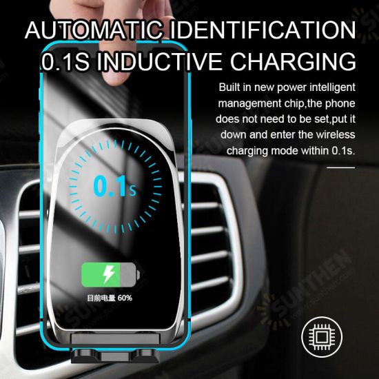 15W Car Magnetic Wireless Charger Fast Charging Mobile Phone Navigation Holder For iPhone 13 Pro Max For Xiaomi 12 For Samsung Galaxy S21 5G