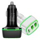 18W 3-Port USB PD Car Charger Adapter USB-C PD QC3.0 Fast Charging For iPhone 13 13 Mini 13 Pro Max For Samsung Galaxy Z Fllp3 5G For Xiaomi Mi12