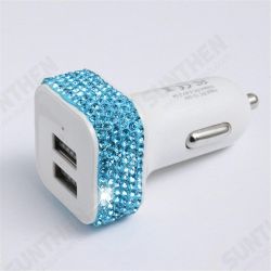 2.1A LED Light Dual USB Fast Charging USB Car Charger Adapter For iPhone 11 Pro Huawei P30 Pro Mate 30 5G 9Pro K20 Pro K30 2.1A LED Light Dual USB Fast Charging USB Car Charger Adapter For iPhone 11 Pro Huawei P30 Pro Mate 30 5G 9Pro K20 Pro K30