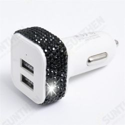 2.1A LED Light Dual USB Fast Charging USB Car Charger Adapter For iPhone 11 Pro Huawei P30 Pro Mate 30 5G 9Pro K20 Pro K30 2.1A LED Light Dual USB Fast Charging USB Car Charger Adapter For iPhone 11 Pro Huawei P30 Pro Mate 30 5G 9Pro K20 Pro K30