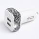 2.1A LED Light Dual USB Fast Charging USB Car Charger Adapter For iPhone 11 Pro Huawei P30 Pro Mate 30 5G 9Pro K20 Pro K30
