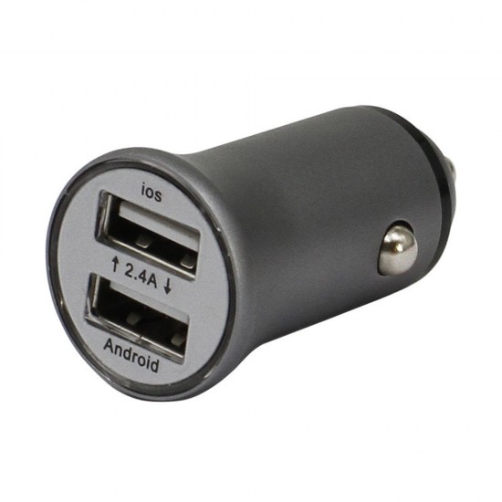 2.4A High Power Fast Charging Mini Dual USB Car Charger For iPhone 11 Pro Huawei P30 Mate 20 Pro S10+ Note 10