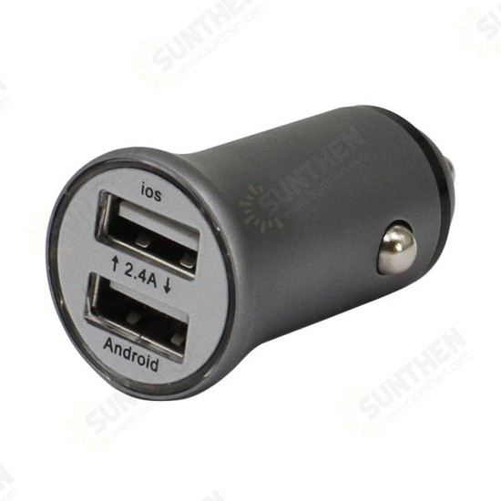 2.4A High Power Fast Charging Mini Dual USB Car Charger For iPhone 11 Pro Huawei P30 Mate 20 Pro S10+ Note 10