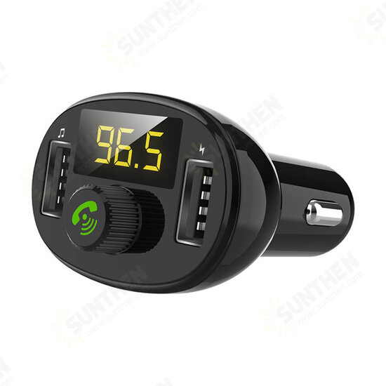 3.4A Dual USB Car Charger bluetooth FM Transmitter MP3 Player Fast Charging For iPhone XS 11Pro Mi10 Note 9S