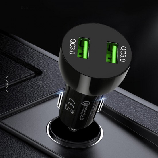 40W Dual USB Car Charger Fast Charging For iPhone 13 13 Pro Max 13 Mini For Samsung Galaxy Note 20 Ultra Huawei P40 Pro Mi10