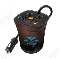 60W 3 In 1 Fast Charging USB Car Charger For iPhone XS 11Pro Huawei P30 Pro Mate 30 Pro Xiaomi Mi10 Redmi K30 S20 5G 60W 3 In 1 Fast Charging USB Car Charger For iPhone XS 11Pro Huawei P30 Pro Mate 30 Pro Xiaomi Mi10 Redmi K30 S20 5G