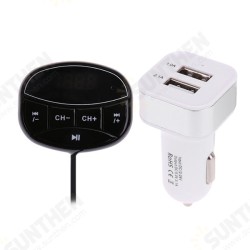 Car Kit Hands TF Card Extend FM Music Blutooth Receiver Trasmitter Car Charger For Phone Car Kit Hands TF Card Extend FM Music Blutooth Receiver Trasmitter Car Charger For Phone