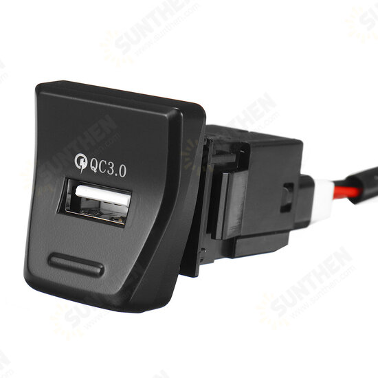 Central Control Position QC3.0 Car Charger For Toyota RAV4 2019 2020 2021 Bouton Backlight 5th Lossless Upgrade Accessories