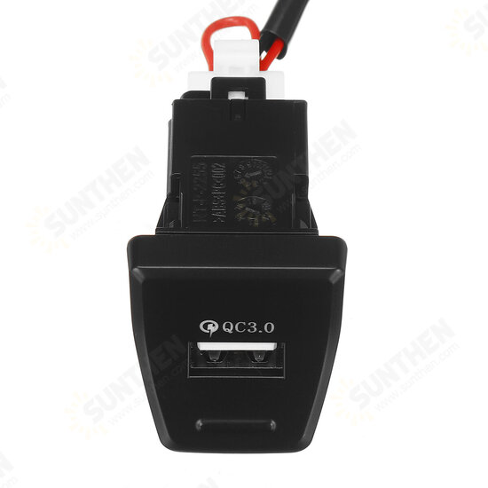 Central Control Position QC3.0 Car Charger For Toyota RAV4 2019 2020 2021 Bouton Backlight 5th Lossless Upgrade Accessories