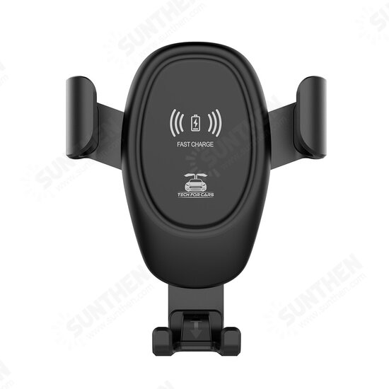 D12 10W Gravity Sensing Car Wireless Charger Car Air Outlet Phone Holder For iPhone 13 Pro Max For Xiaomi 12 For Samsung Galaxy S21 5G