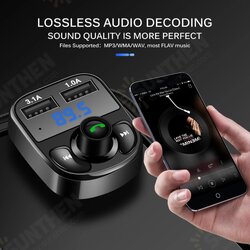 Dual 3.1A Ports bluetooth USB FM Player AUX Transmitter Hands-Free Car Charger Radio Receiver MP3 Player Dual 3.1A Ports bluetooth USB FM Player AUX Transmitter Hands-Free Car Charger Radio Receiver MP3 Player