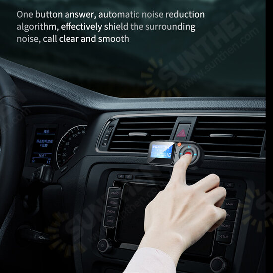 T1 Car FM Transmitter bluetooth MP3 Player Handsfree USB Charger Support TF Card Music Player Wireless Aux Audio Receiver