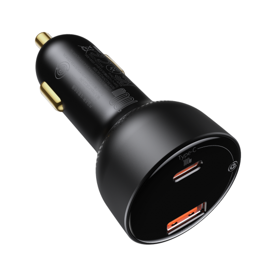 100W 2-Port USB PD QC3.0 Car Charger Adapter 100W USB-C PD 30W QC3.0 Support AFC FCP SCP PPS Fast Charging For iPhone Samsung Huawei OnePlus Xiaomi10