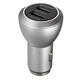 QC 2.0 Dual 2 USB Aluminum Alloy Safety Hammer Fast Charging Car Charger