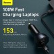 160W Quick Charge 5 Technology BPS2.0 USB Car Charger With 100W PPS USB-C/30W USB-C/30W USB-A Fast Charging For iPhone Xiaomi Samsung