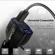 QG-CH05 QC 3.0 USB C Car Charger 3-Ports Quick Charge 3.0 Fast Charging For iPhone XS 11Pro Huawei P30 P40 Pro MI10 Note 9S S20+ Note 20