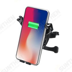 10W Wireless Charger Gravity Air Vent Car Phone Holder For 4.7-6.5 inch Smart Phone 10W Wireless Charger Gravity Air Vent Car Phone Holder For 4.7-6.5 inch Smart Phone