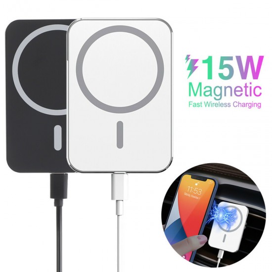 15W Fast Car Mount Holder Wireless Charger for MagSafe for iPhone 13/12