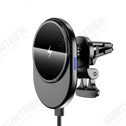 15W Wireless Charging Magnetic Mobile Phone Holder Car Air Outlet For iPhone 12 Series 15W Wireless Charging Magnetic Mobile Phone Holder Car Air Outlet For iPhone 12 Series