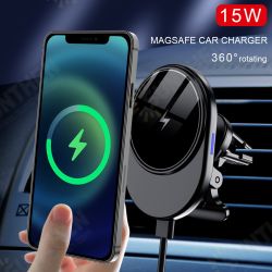 15W Wireless Charging Magnetic Mobile Phone Holder Car Air Outlet For iPhone 12 Series 15W Wireless Charging Magnetic Mobile Phone Holder Car Air Outlet For iPhone 12 Series