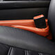 2 Pairs Leather Car Storage Box Gap Filler Catcher Phone Keys Cards Organizer Holder