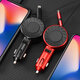 3-IN-1 4.2A 0.8m Fast Charging Car Lighter Charger with USB IOS Type-C Splitter Adapter for Mobile Phone Tablet Camera MP3 3-IN-1 4.2A 0.8m Fast Charging Car Lighter Charger with USB IOS Type-C Splitter Adapter for Mobile Phone Tablet Camera MP3