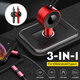 3-IN-1 4.2A 0.8m Fast Charging Car Lighter Charger with USB IOS Type-C Splitter Adapter for Mobile Phone Tablet Camera MP3 3-IN-1 4.2A 0.8m Fast Charging Car Lighter Charger with USB IOS Type-C Splitter Adapter for Mobile Phone Tablet Camera MP3