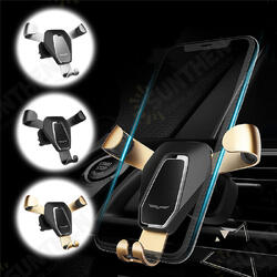 360 Degree Rotation Metal Gravity Auto Lock Holder Car Air Vent Mount Phone Stand Outlet Bracket 360 Degree Rotation Metal Gravity Auto Lock Holder Car Air Vent Mount Phone Stand Outlet Bracket
