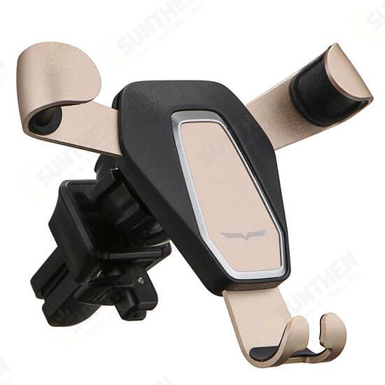 360 Degree Rotation Metal Gravity Auto Lock Holder Car Air Vent Mount Phone Stand Outlet Bracket