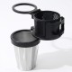 5-IN-1 Multifunctional Split Design Car Stainless Steel Water Cup Holder with Mobile Phone Bracket Stand