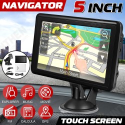 5 inch Touch Screen HD Car GPS Navigation 8GB+128MB FM US Canada Europe Southeast Asia Australia Map Sat Nav Truck Navigators Automobile 5 inch Touch Screen HD Car GPS Navigation 8GB+128MB FM US Canada Europe Southeast Asia Australia Map Sat Nav Truck Navigators Automobile