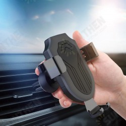 5W Qi Wirelesss Charge Gravity Linkage Automatical Lock Car Stand Air Vent Holder for iPhone Mobile Phone 5W Qi Wirelesss Charge Gravity Linkage Automatical Lock Car Stand Air Vent Holder for iPhone Mobile Phone
