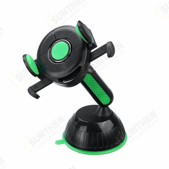 Adjustable Arm One-Click Release Car Dashboard Suction Cup Bracket Mobile Phone Holder Stand for 4-7 inch Devices