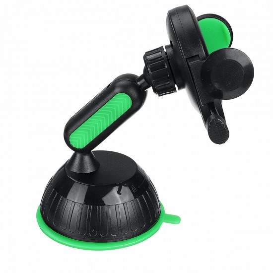 Adjustable Arm One-Click Release Car Dashboard Suction Cup Bracket Mobile Phone Holder Stand for 4-7 inch Devices