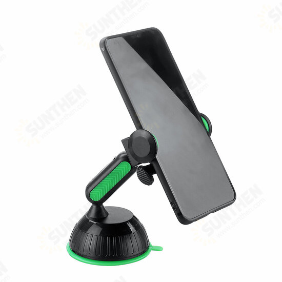 Adjustable Arm One-Click Release Car Dashboard Suction Cup Bracket Mobile Phone Holder Stand for 4-7 inch Devices