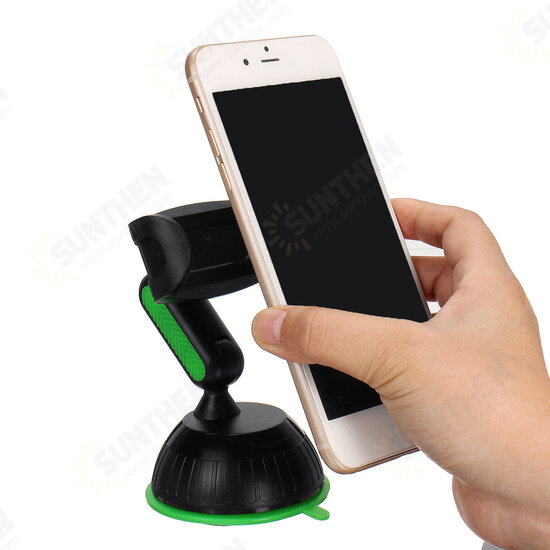 Adjustable Arm One-Click Release Car Dashboard Suction Cup Bracket Mobile Phone Holder Stand for 4-7 inch Devices