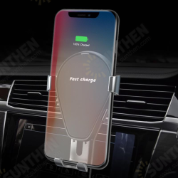10W Fast Qi Wireless Charging Gravity Auto Lock Car Phone Holder Stand for iPhone 8 X 10W Fast Qi Wireless Charging Gravity Auto Lock Car Phone Holder Stand for iPhone 8 X