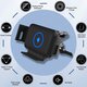 15W/10W/7.5W Car Wireless Charging Holder Induction Telescopic Center Console Suction Cup Bracket For Samsung Galaxy Z Fold3/Fold 2