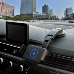 15W/10W/7.5W Car Wireless Charging Holder Induction Telescopic Center Console Suction Cup Bracket For Samsung Galaxy Z Fold3/Fold 2 15W/10W/7.5W Car Wireless Charging Holder Induction Telescopic Center Console Suction Cup Bracket For Samsung Galaxy Z Fold3/Fold 2