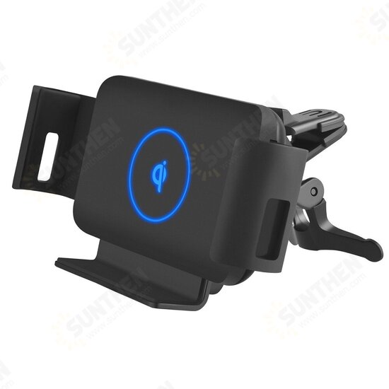 15W/10W/7.5W Car Wireless Charging Holder Induction Telescopic Center Console Suction Cup Bracket For Samsung Galaxy Z Fold3/Fold 2