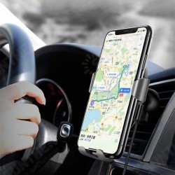 2 in 1 10W Qi Wireless Fast Charging Gravity Auto Lock Car Phone Holder Stand for iPhone 11 Xiaomi 2 in 1 10W Qi Wireless Fast Charging Gravity Auto Lock Car Phone Holder Stand for iPhone 11 Xiaomi