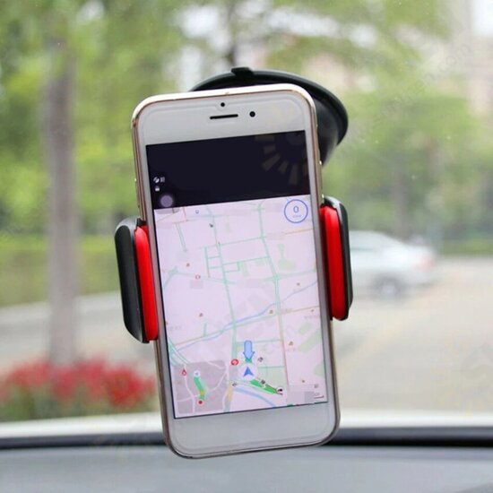 360 Degree Universal Car Holder Stand Mount Windshield Bracket Suction Cup for 3-6 inch Devices