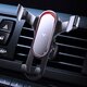 C3 Aluminum Alloy Car Air Vent Bracket Gravity Linkage Mobile Phone Holder Stand for POCO X3 F3 4.7-7.2 inch