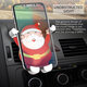 CL-40 Merry Christmas Santa Claus Pattern Gravity Linkage Auto Lock Car Air Vent Mobile Phone Holder Mount for Devices between 63-88mm Width CL-40 Merry Christmas Santa Claus Pattern Gravity Linkage Auto Lock Car Air Vent Mobile Phone Holder Mount for Devices between 63-88mm Width