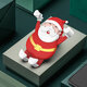 CL-40 Merry Christmas Santa Claus Pattern Gravity Linkage Auto Lock Car Air Vent Mobile Phone Holder Mount for Devices between 63-88mm Width CL-40 Merry Christmas Santa Claus Pattern Gravity Linkage Auto Lock Car Air Vent Mobile Phone Holder Mount for Devices between 63-88mm Width