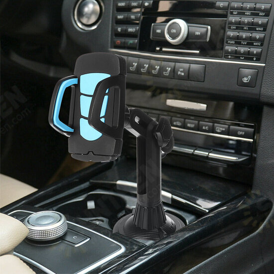 Car Mount 360° Adjustable Cup Holder Cradle for iPhone 12 for Samsung Galaxy Note 20 ultra Huawei Mate 40 OnePlus 8T