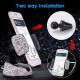 H16201 Car Phone Holder 360° Rotatable Adjustable Clamp rhinestones crystal Holder for Air Vent Dashboard
