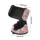 H16201 Car Phone Holder 360° Rotatable Adjustable Clamp rhinestones crystal Holder for Air Vent Dashboard